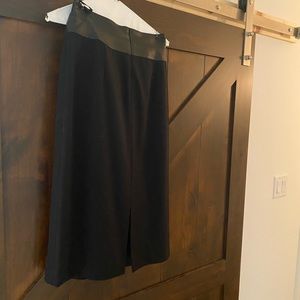 Classic black pencil skirt